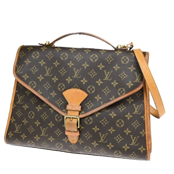 LOUIS VUITTON Beverly 2Way Hand Bag Briefcase Monogram Leather BN - Picture 1 of 16